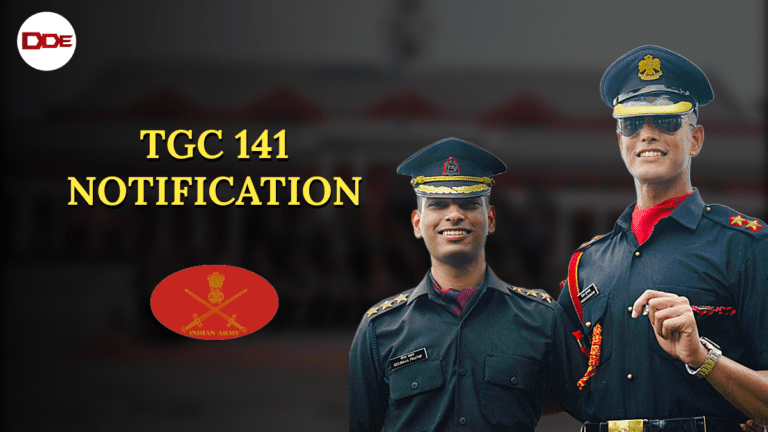 tgc 141 notification indian army