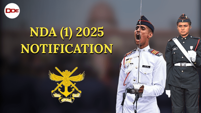 nda 1 2025 notification