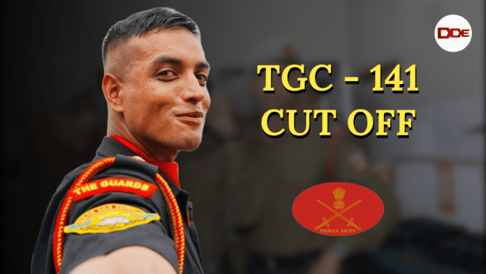 tgc 141 cut off indian military academy