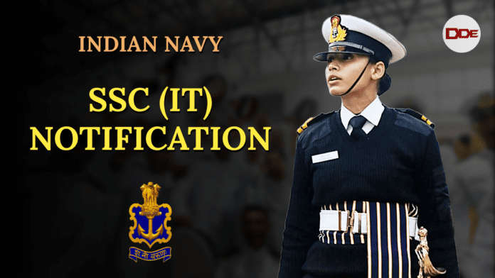 Indian Navy ssc it notification 2025