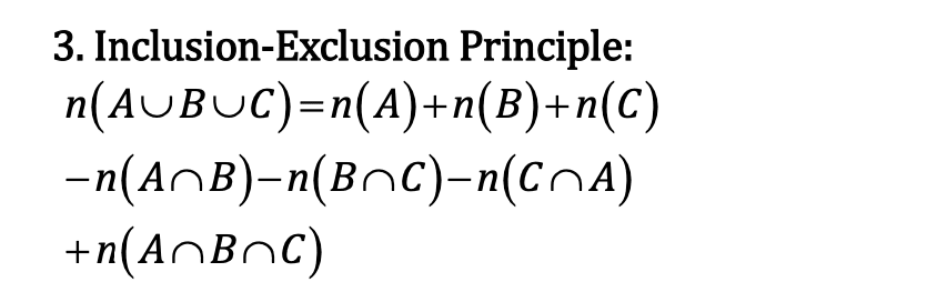 sets operations