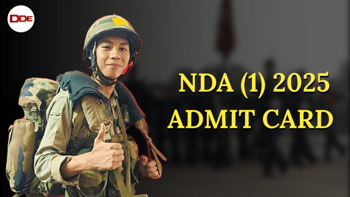 nda 1 2025 admit card