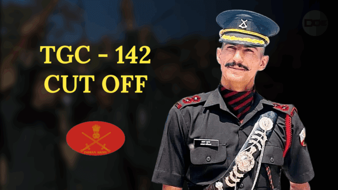 tgc 142 cut off indian military academy
