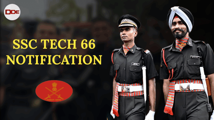 SSC Tech 66 and SSCW Tech 37 Notification