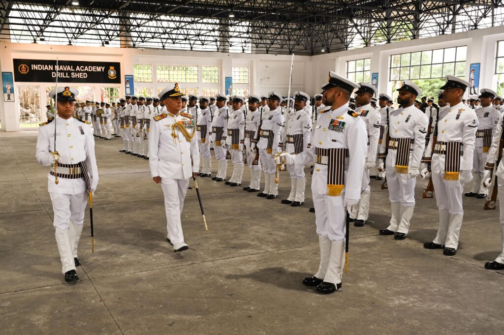 Vice Admiral Manish Chadha ina commandant