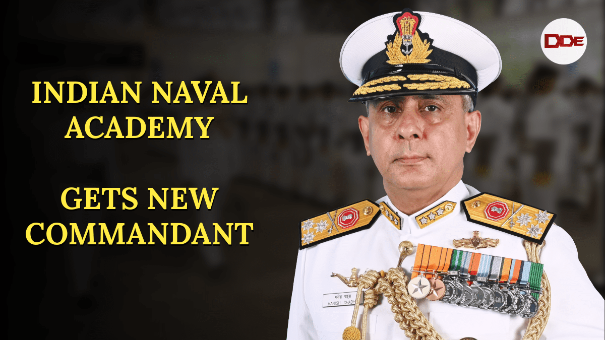 Vice Admiral Manish Chadha ina commandant