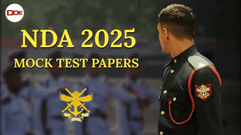 nda mock test papers 2025