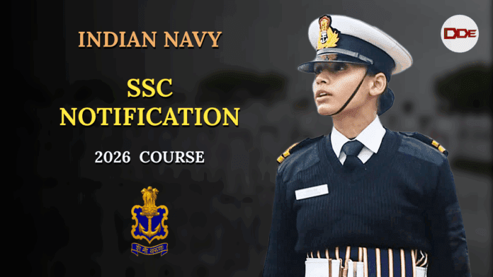 Indian Navy ssc notification 2026