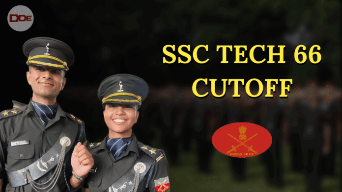 ssc tech 66 cutoff indian army