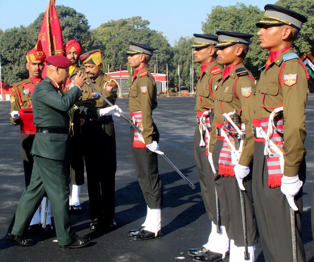 indian military academy ranks and appointments