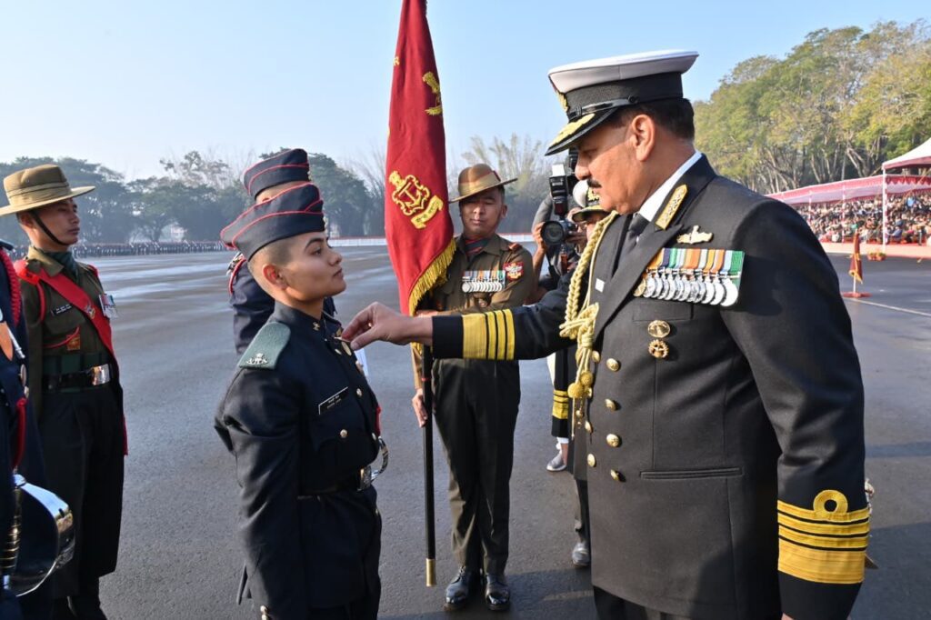 siddhi jain nda president medal