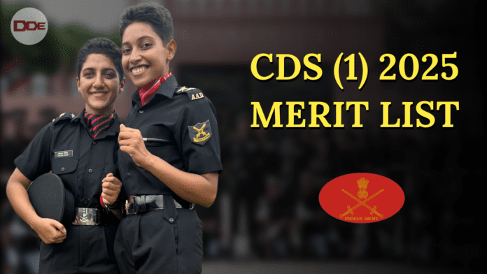 cds 1 2025 merit list ota