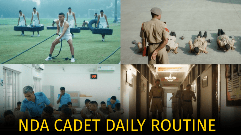 daily routine nda cadet