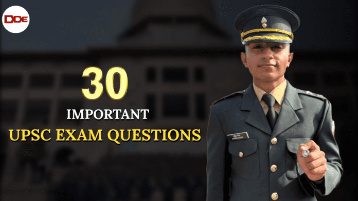 important questions upsc nda exam 2026