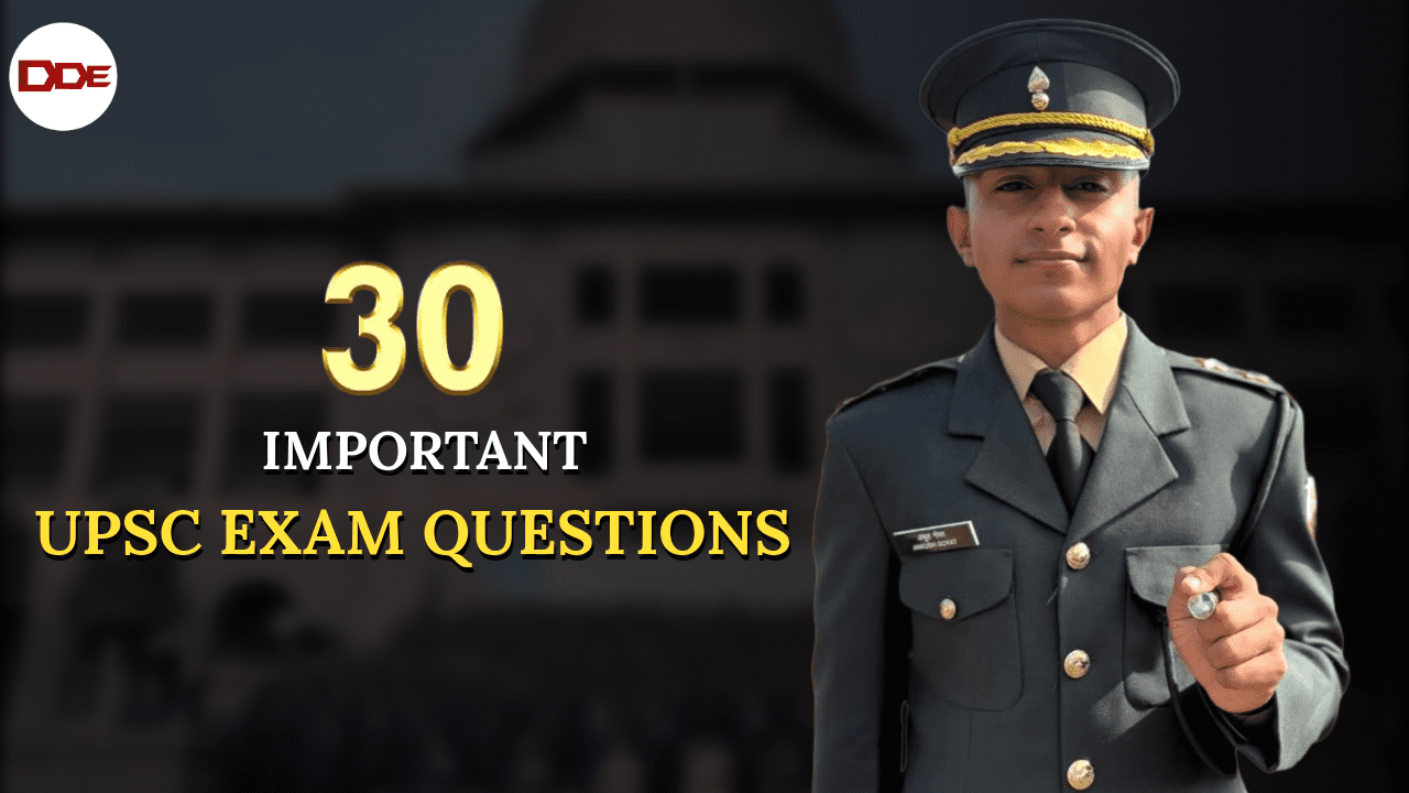 important questions upsc nda exam 2026