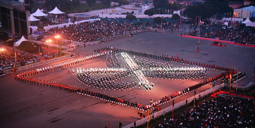 beating retreat ceremony pictures