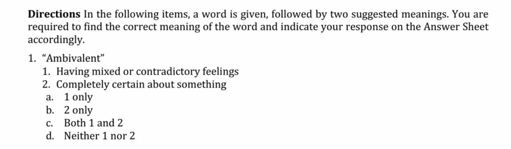 new questions cds english