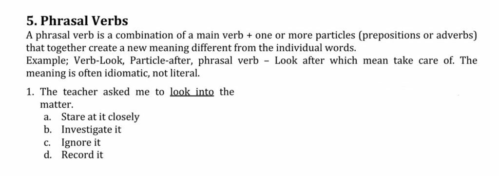 cds exam miscellaneous topics