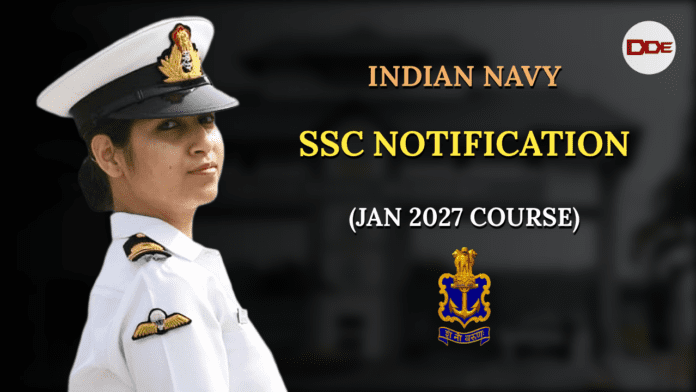 indian navy ssc notification 2027