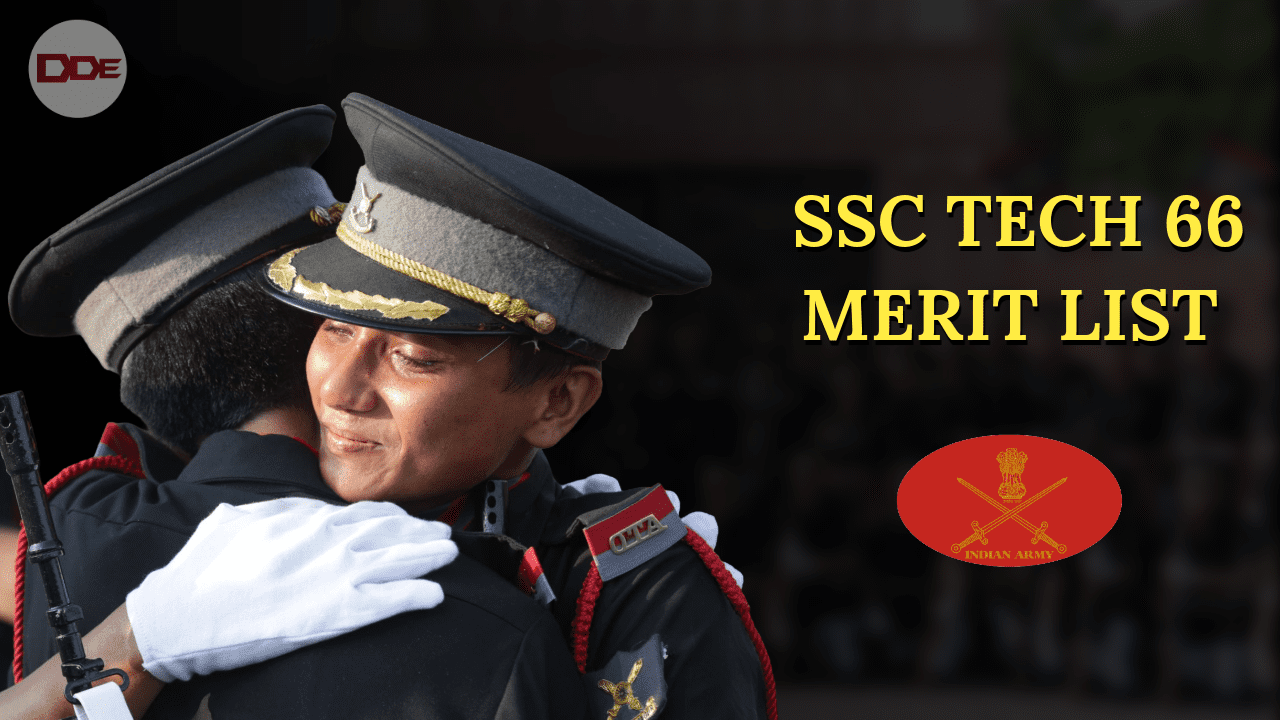 ssc tech 66 merit list indian army