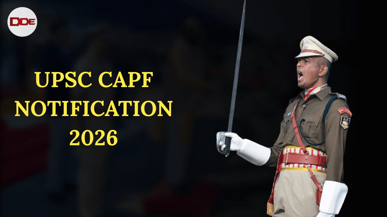 upsc capf notification 2026
