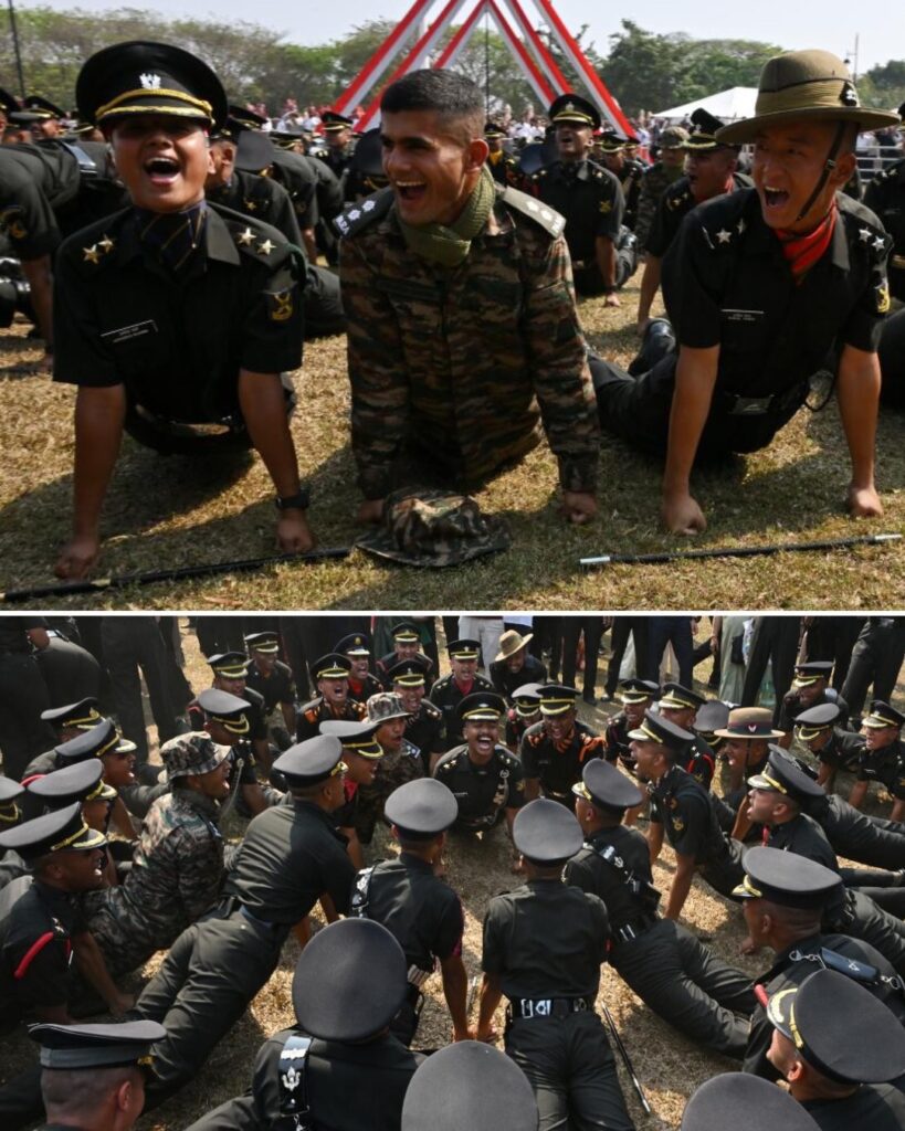 Lady cadets during OTA Chennai POP