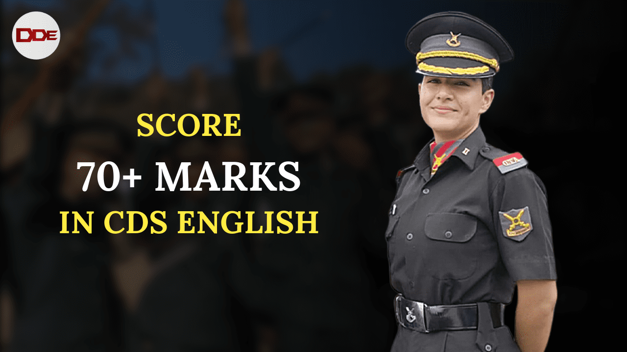 score 70+ marks cds english