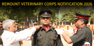 Remount Veterinary Corps rvc notification 2026 indian army