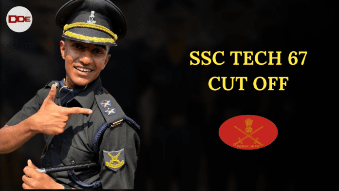 ssc tech 67 cutoff indian army