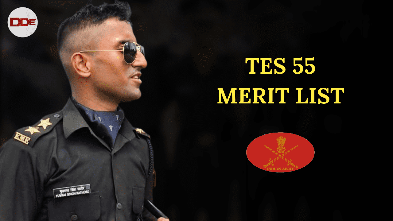 tes 55 merit list indian army