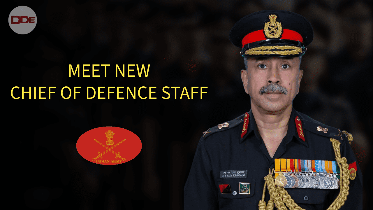 Lt Gen NS Raja Subramani chief of defence staff