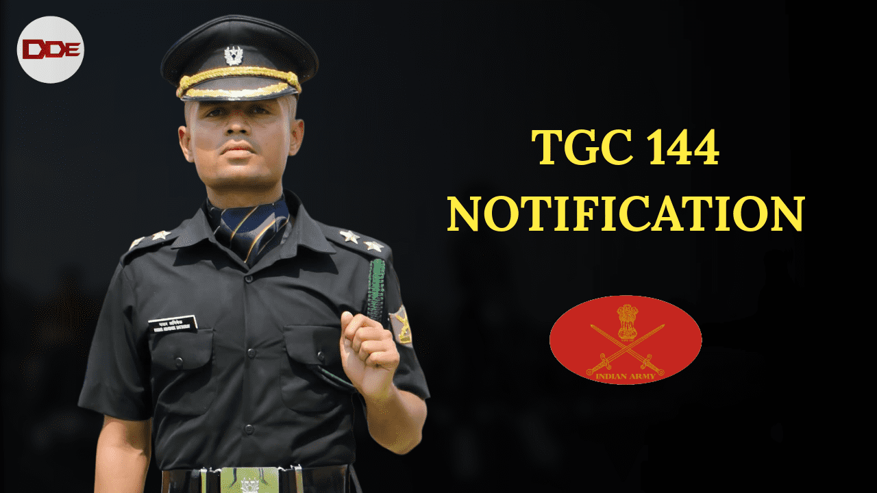 tgc 144 notification indian army
