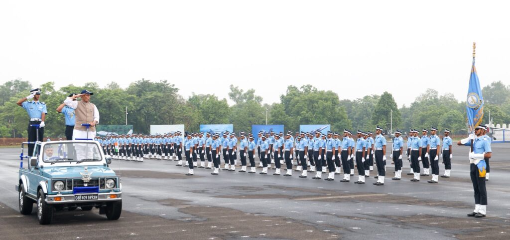 Air Force academy passing out parade