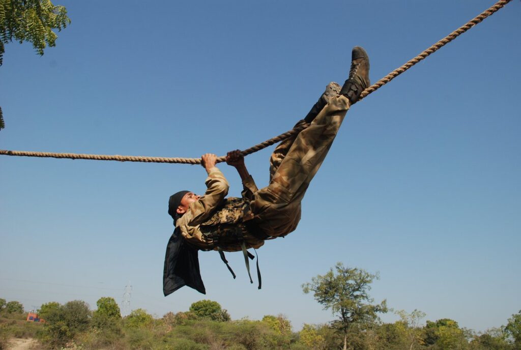 AFSB individual obstacle: Monkey crawl
