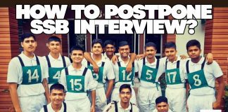 How to postpone SSB interview?