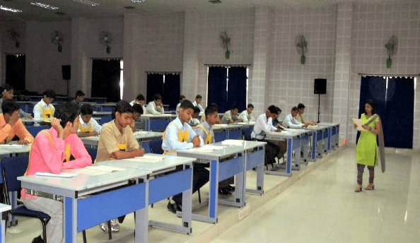 Candidates sitting for TAT test.