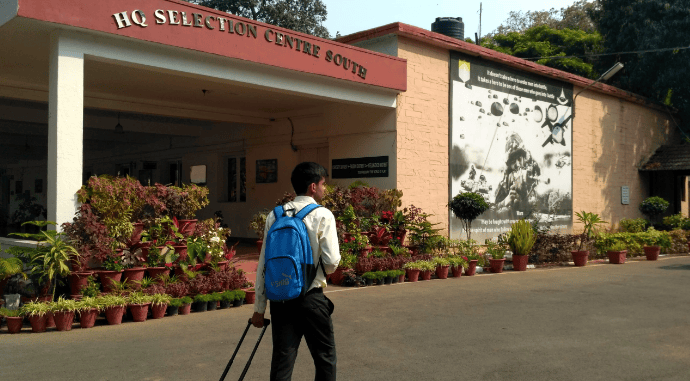Candidates appear for SSB direct entries at SSB centres