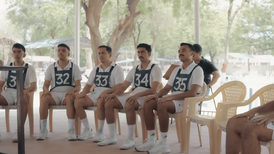 Candidates during SSB lecturette.