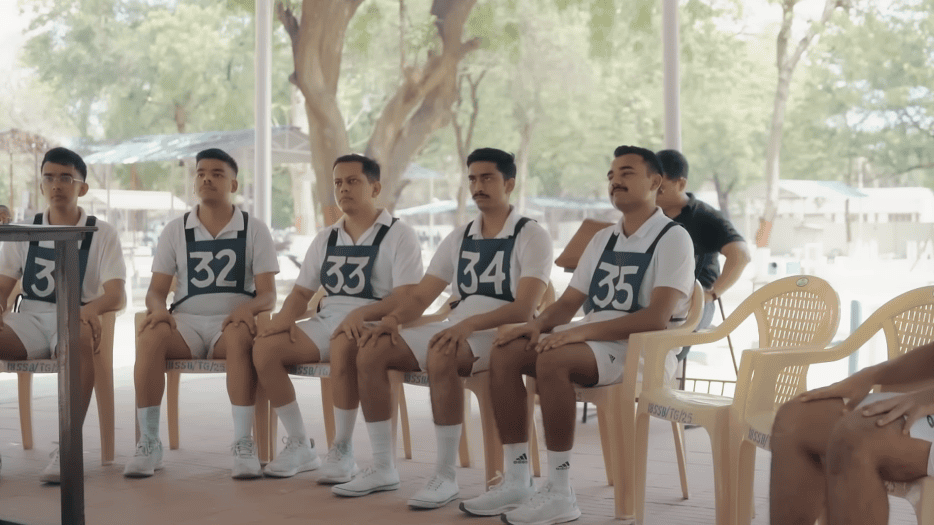 Candidates during SSB lecturette.