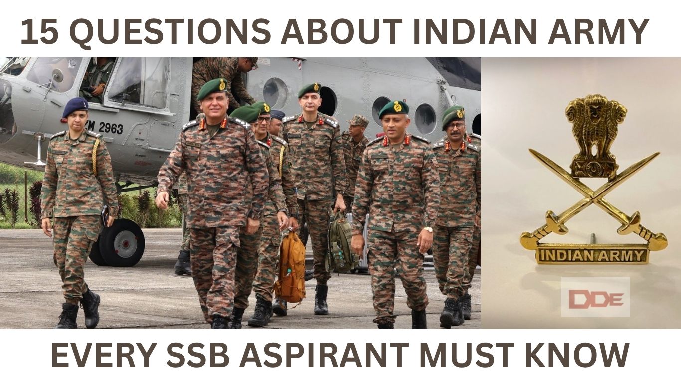 15questions about Indian Army every SSB aspirant must know