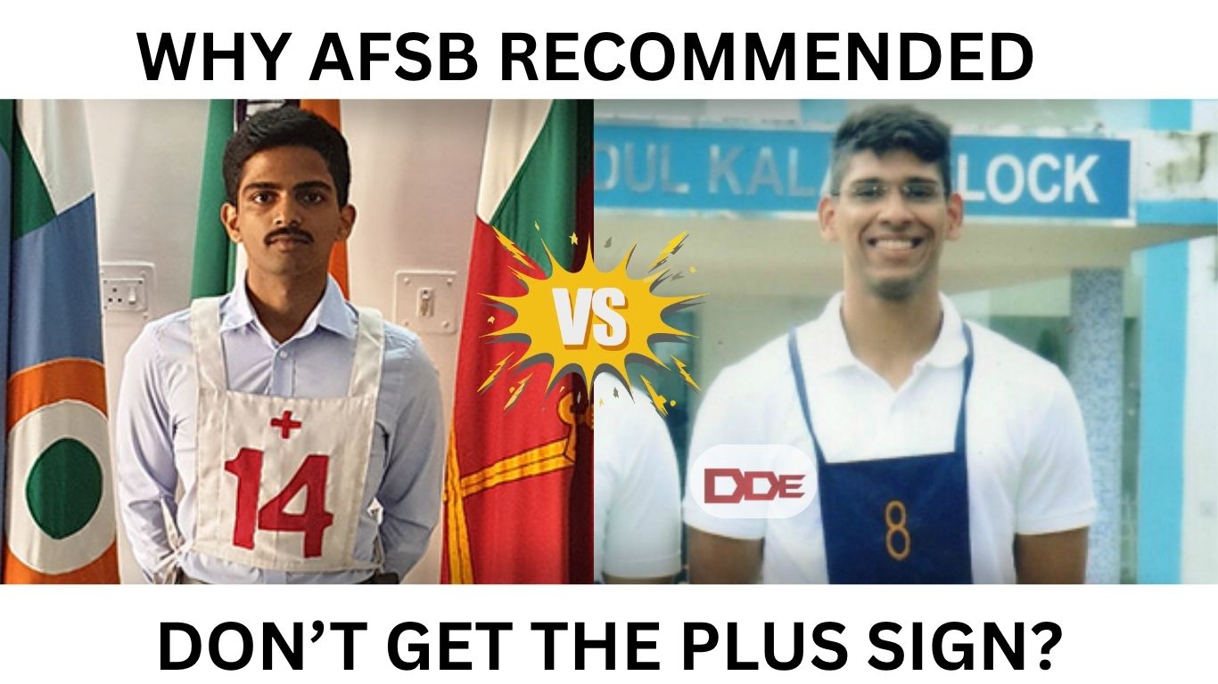 Plus sign in SSB vs no plus sign in AFSB