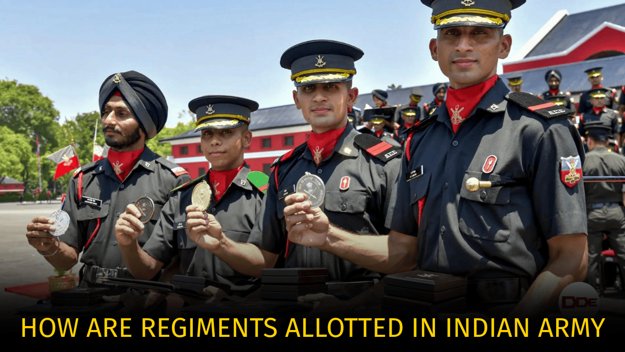 regiment allotment indian army