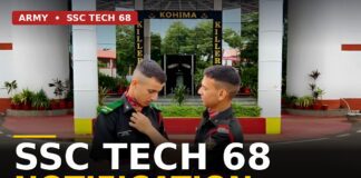 ssc tech 68 notification indian army