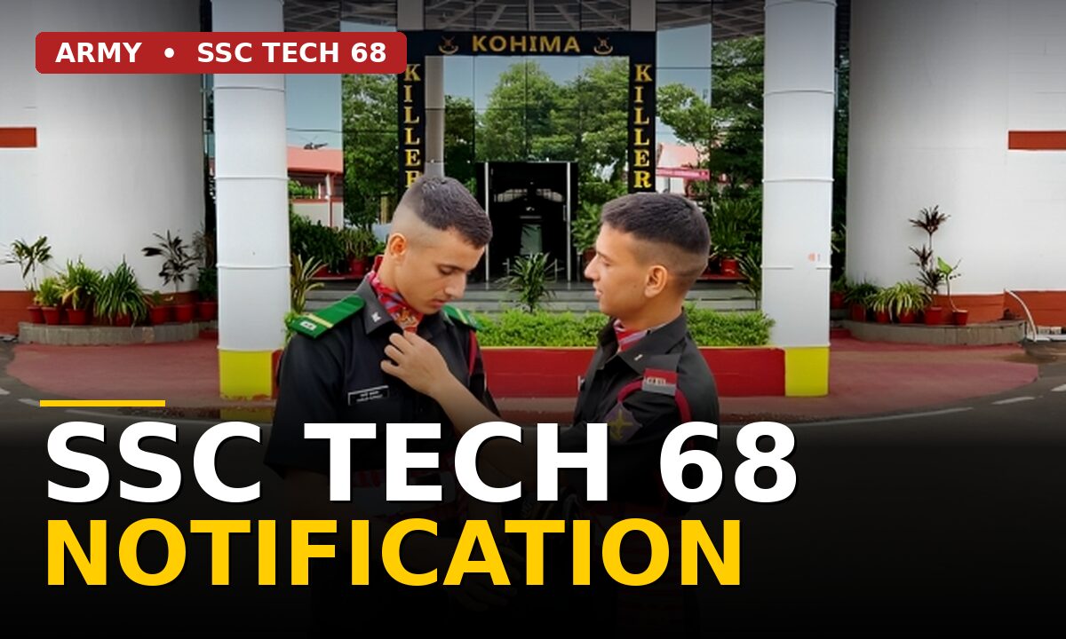 ssc tech 68 notification indian army