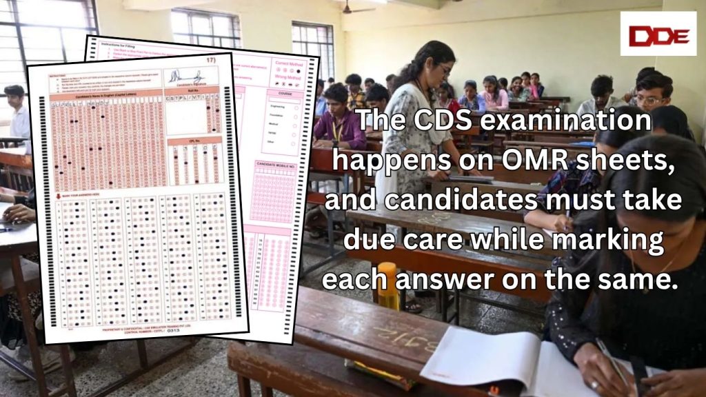 CDS exam happens on OMR sheets