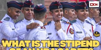 What is the stipend of an NDA cadet?