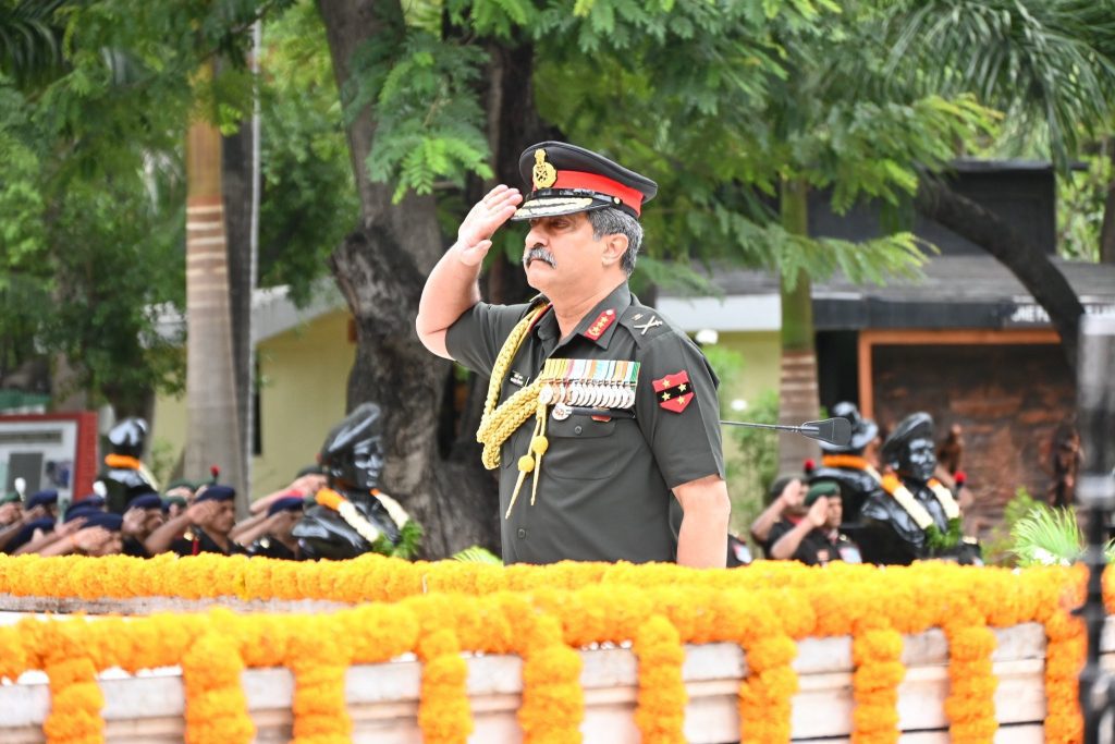 Indian Army salute style