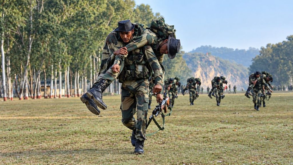 Buddy carrying exercise