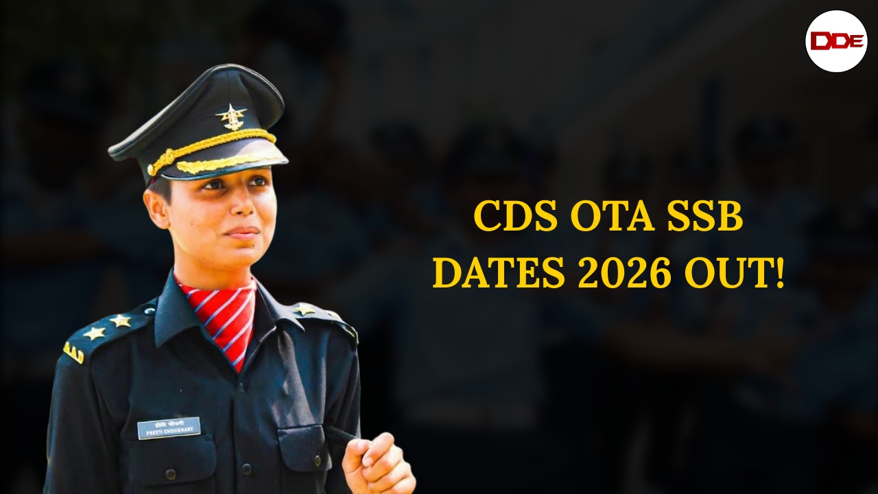 CDS OTA SSB Dates 2026 Out