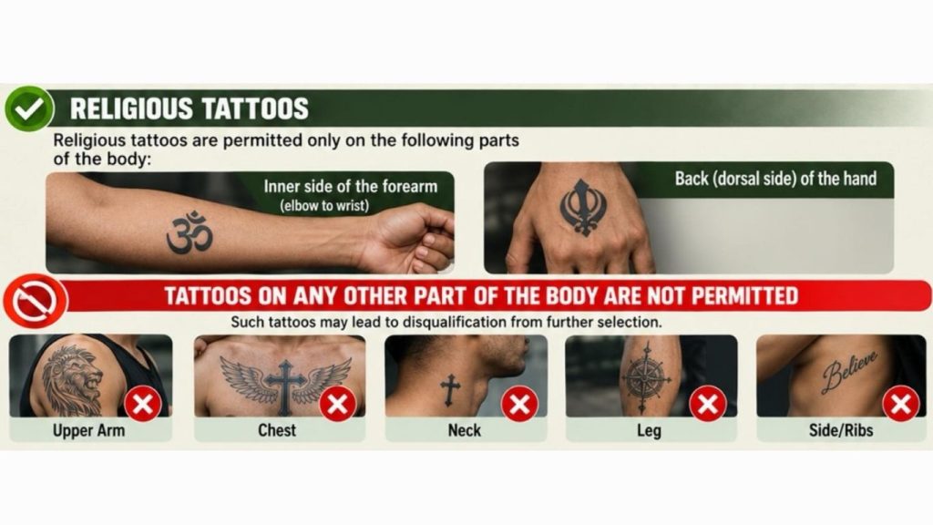 Indian Army tattoo policy